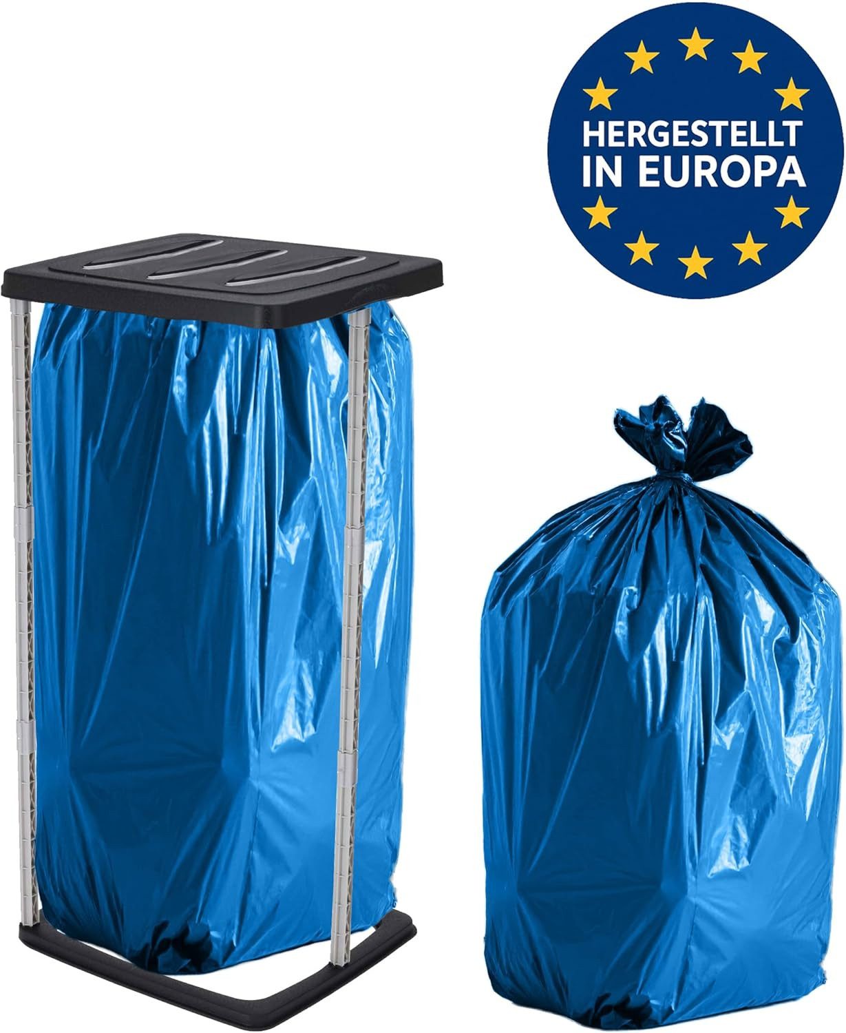mucHome Müllsackständer mit Deckel - für 60 Liter Säcke - Mülleimer Müllsackhalter – Bild 5 von 5