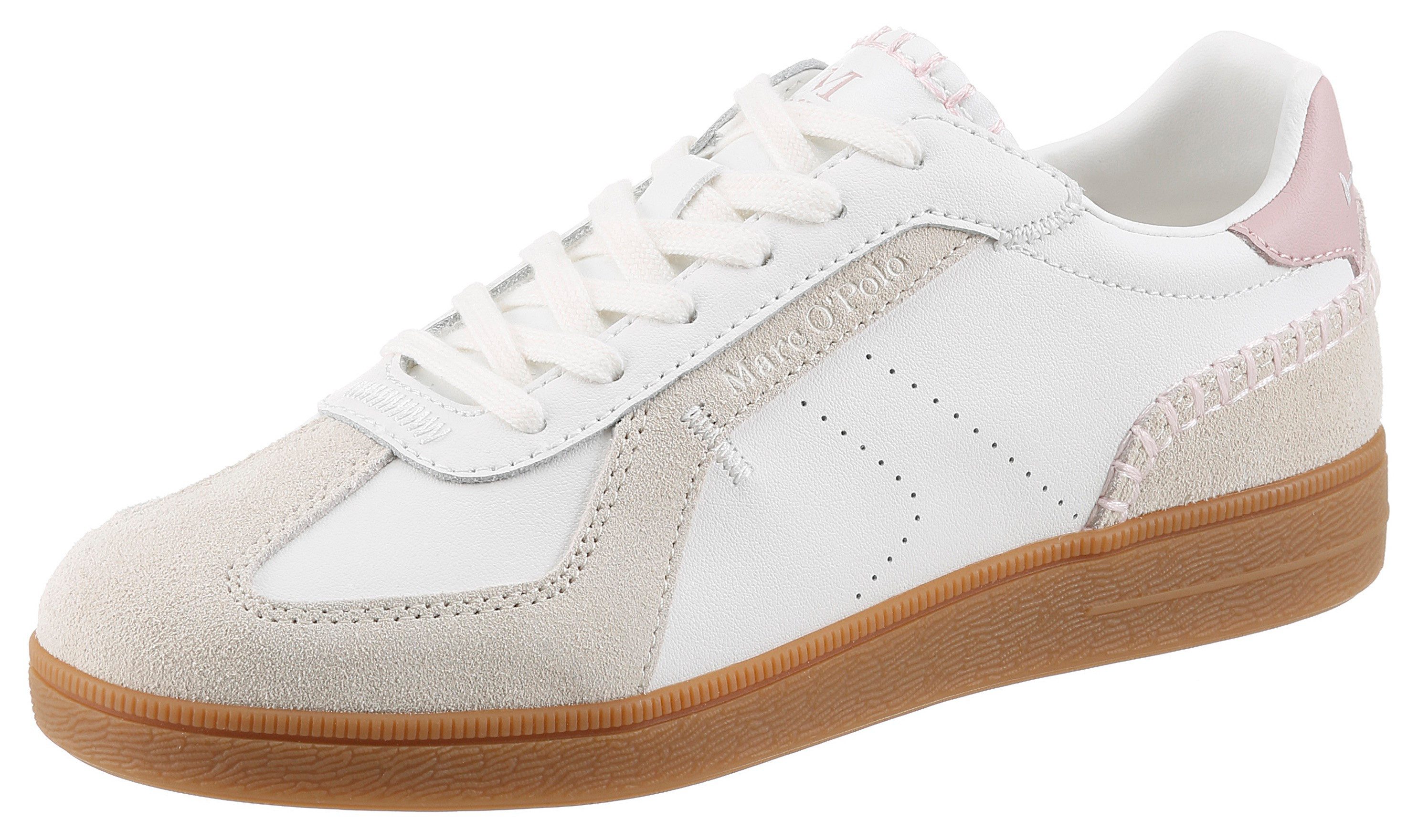 Marc O'Polo Charlie W Sneaker Schnürschuh, Halbschuh, Freizeitsneaker mit Logoschriftzug