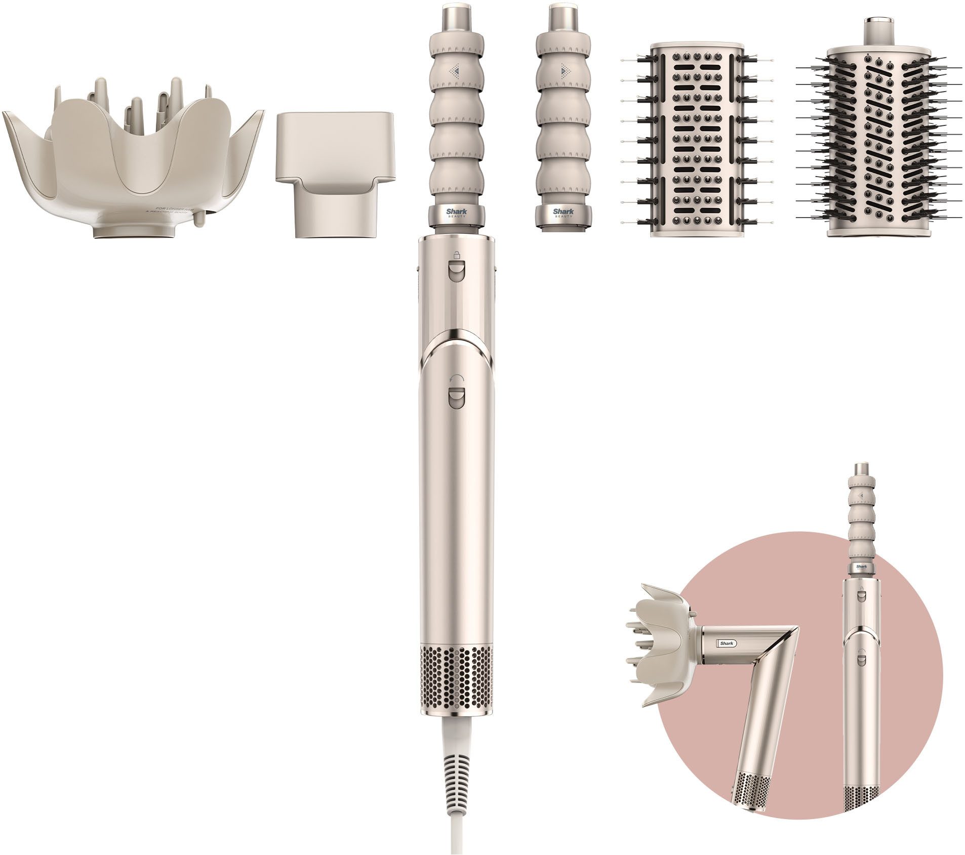 Multihaarstyler FlexStyle 5-in-1 Haarstyler und -trockner - Stone [HD446SLEU]