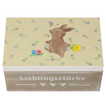 Mr. & Mrs. Panda Dekokiste 19 x 12 cm Hasen Eier suchen - Blumig - Geschenk, Geschenke zu Oster (1 St), Robustes Material