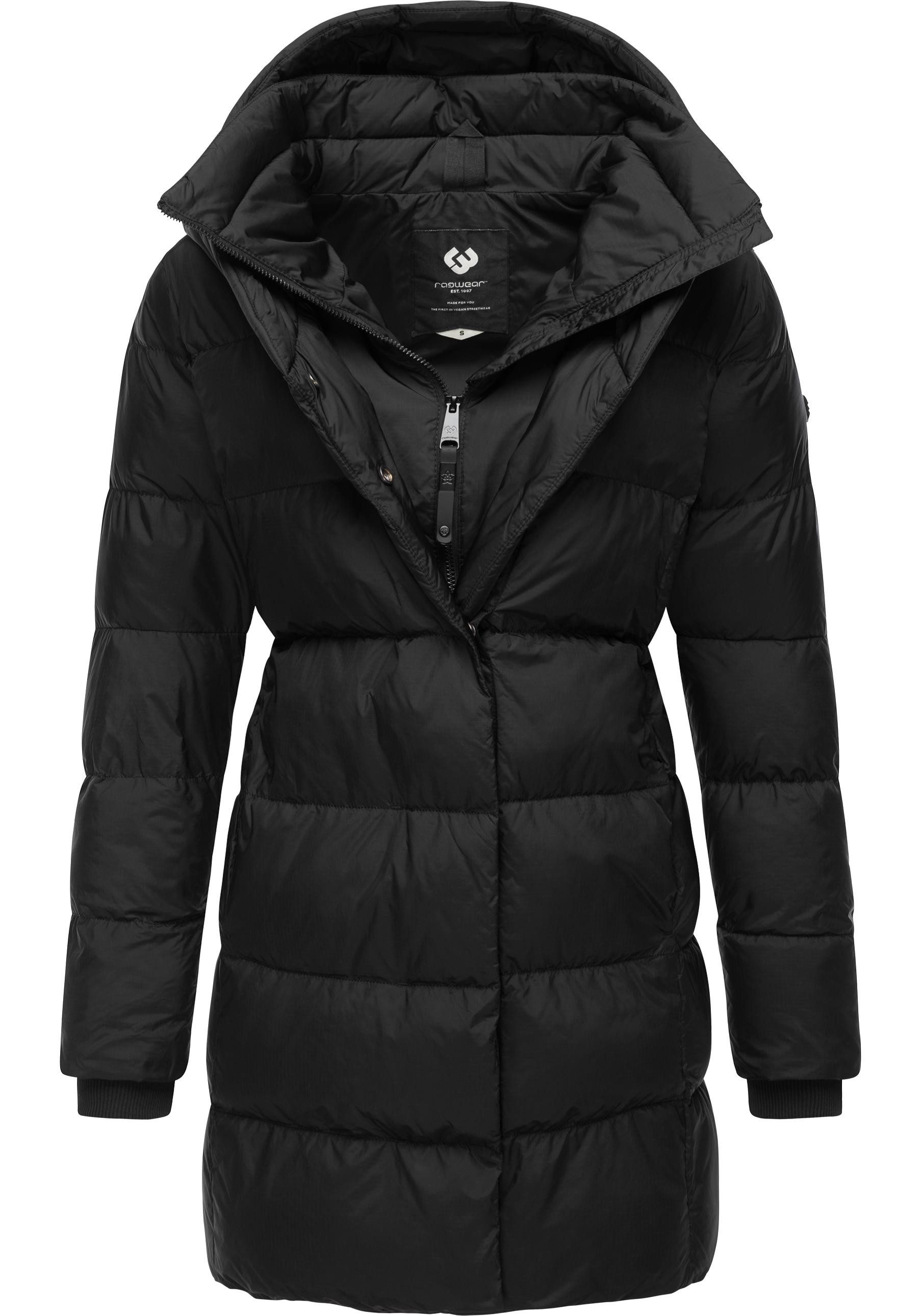 Ragwear Kurzmantel Niara stylischer, gesteppter Wintermantel mit gefütterter Kapuze – Bild 4 von 5