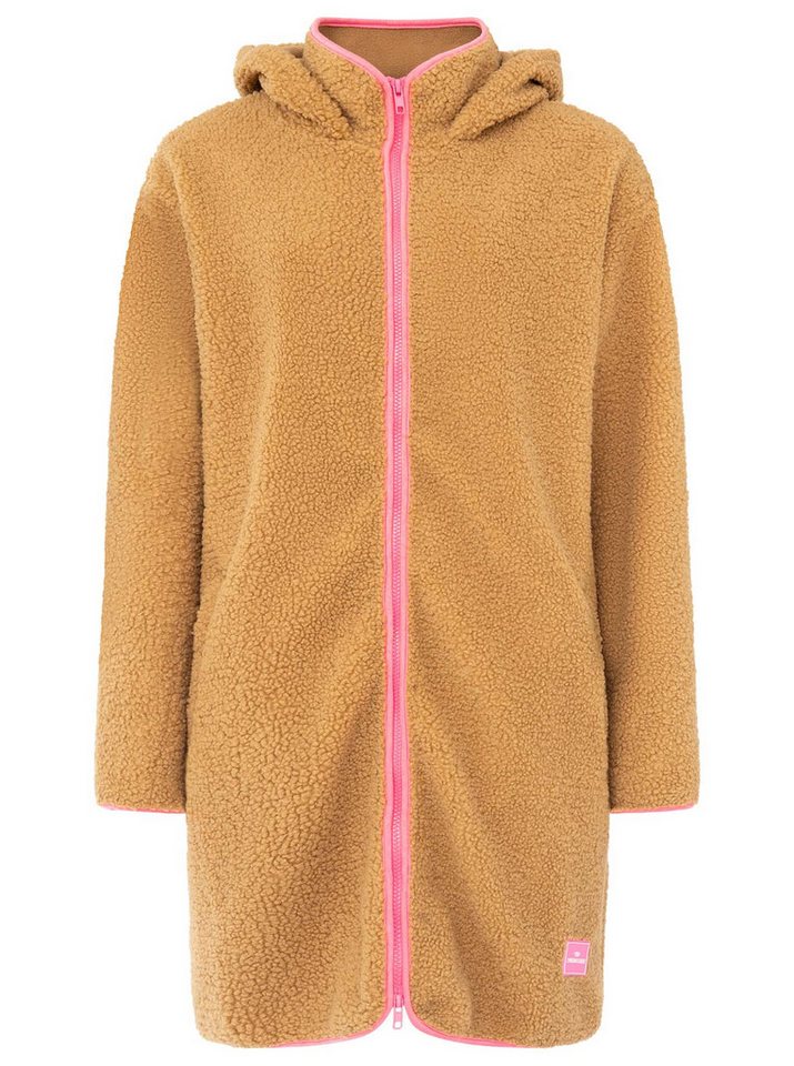 Zwillingsherz Kapuzensweatjacke "Oversized Teddy Hoodiemantel"