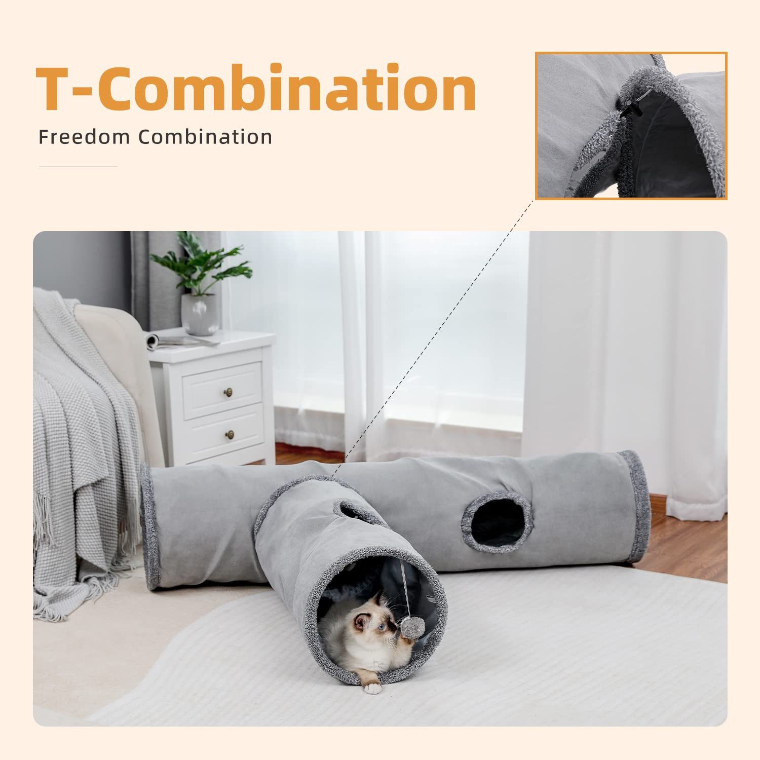 SURFOU Agility-Tunnel Faltbar Katzentunnel Katzenspielzeug mit günstig online kaufen