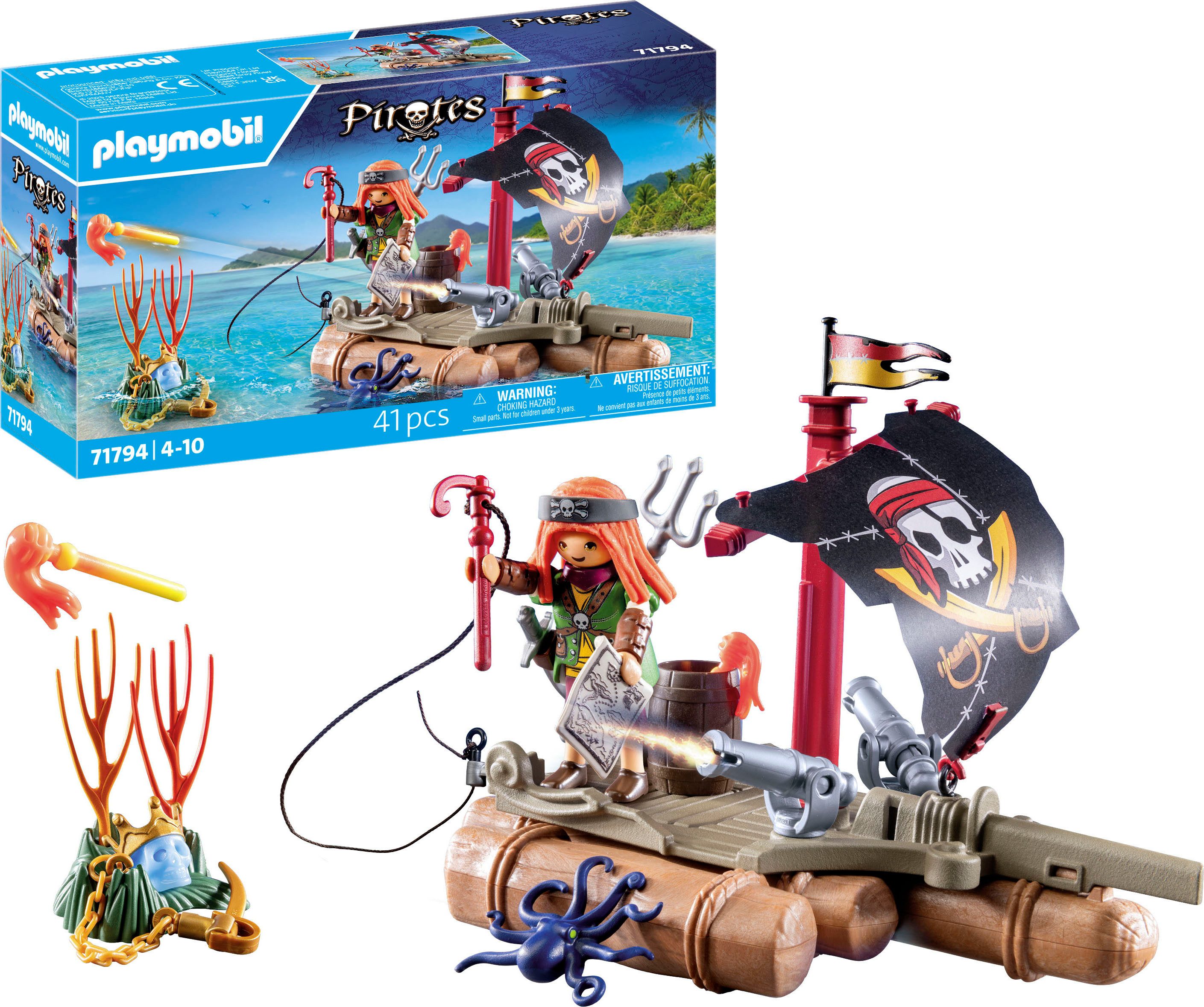 Playmobil® Schatzbergung auf Piratenfloss (71794), Playmobil günstig online kaufen