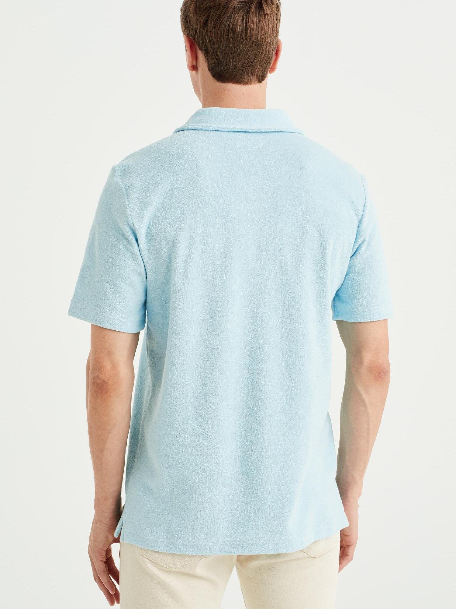 (1-tlg) Poloshirt WE Fashion Hellblau