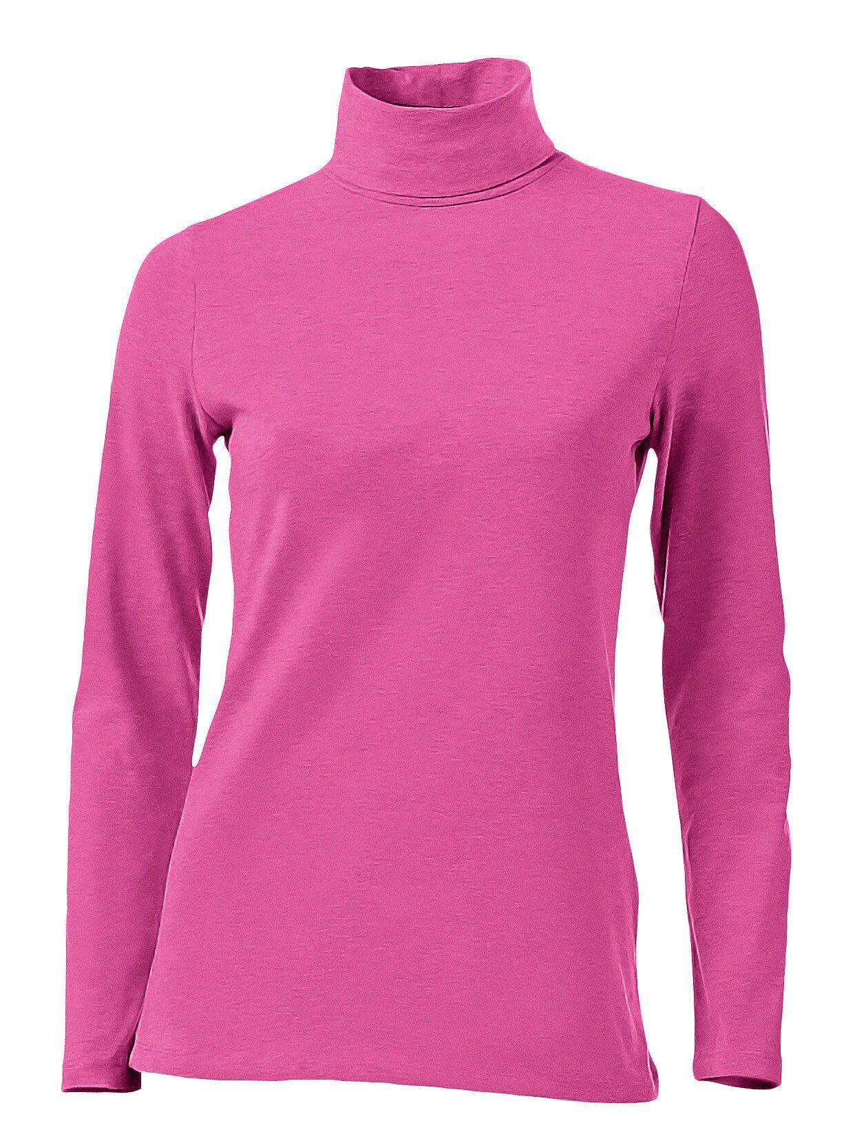 heine T-Shirt Rollkragen-Shirt Langarm