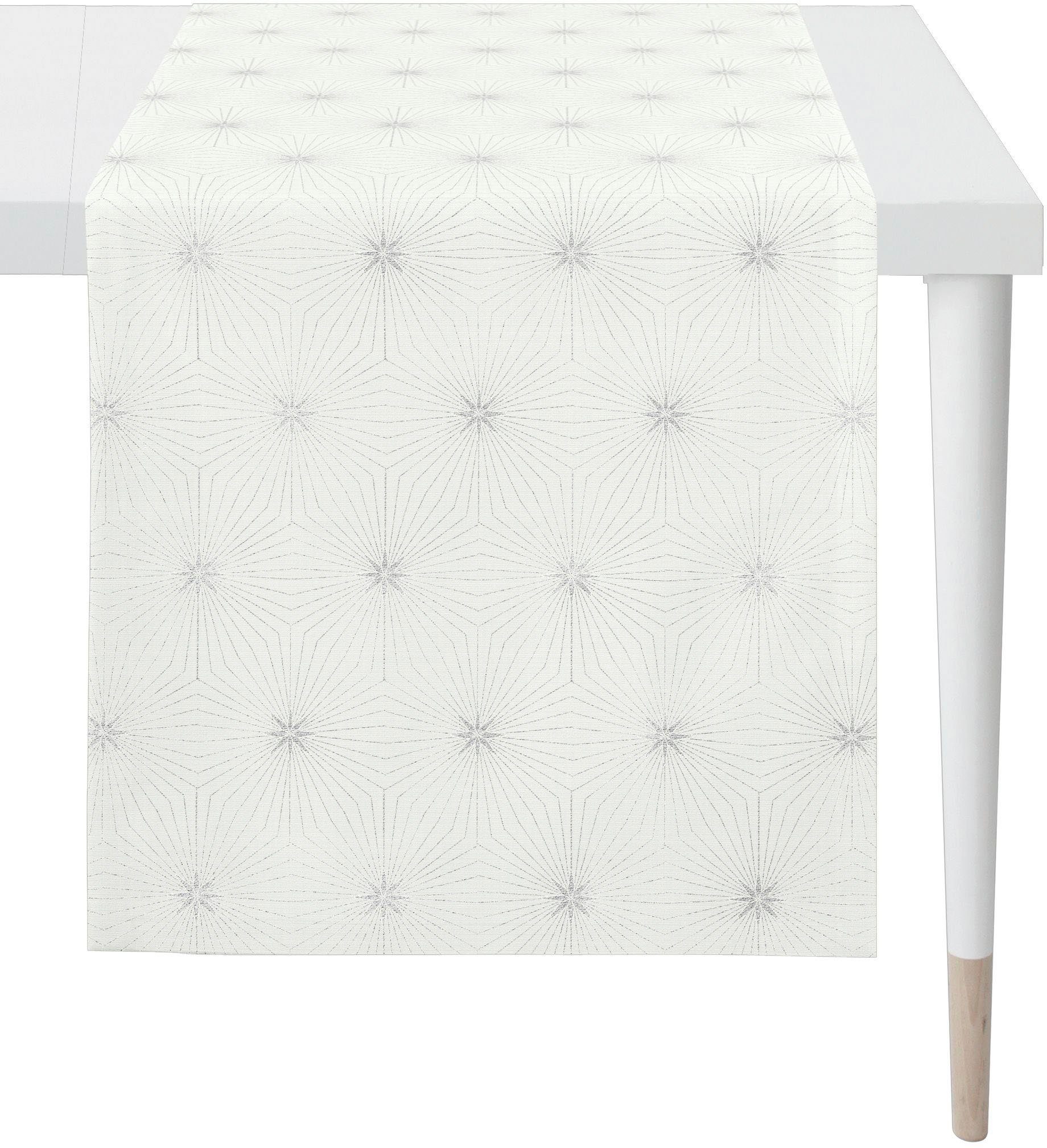 APELT Tischläufer 4710 CHRISTMAS GLAM, Weihnachtsdeko, Weihnachten (1-tlg), Lurex-Jacquardgewebe