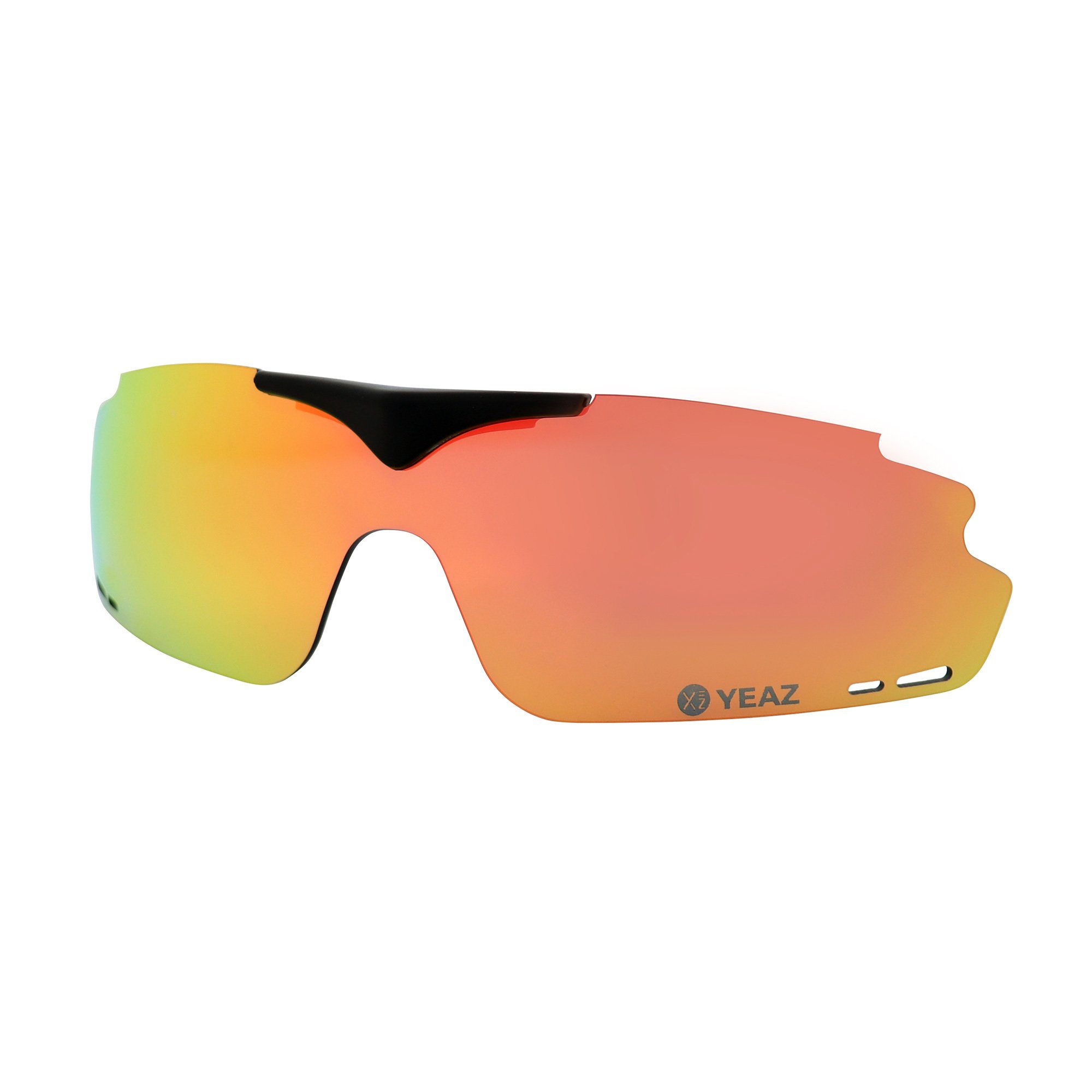 YEAZ Sportbrille SUNUP magnetisches wechselglas red mirror, Magnetisches Wechselglas für SUNUP