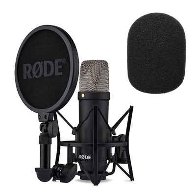 RØDE Mikrofon NT1 Signature Black (mit keepdrum WS2 Popschutz)