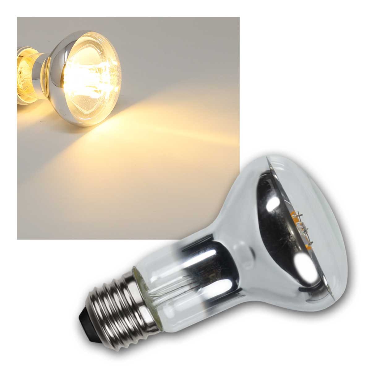 STAR TRADING LED-Leuchtmittel E27 LED-Reflektorstrahler R63 ww 300lm 4W dimmbar, warmweiß