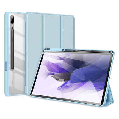 Dux Ducis Tablet-Hülle Toby Eco-Leather Tablet-Ledertasche Schale Cover für Samsung Galaxy S7 FE mit Smart-Sleep Funktion Wake-Up Stifthalter Schutzhülle