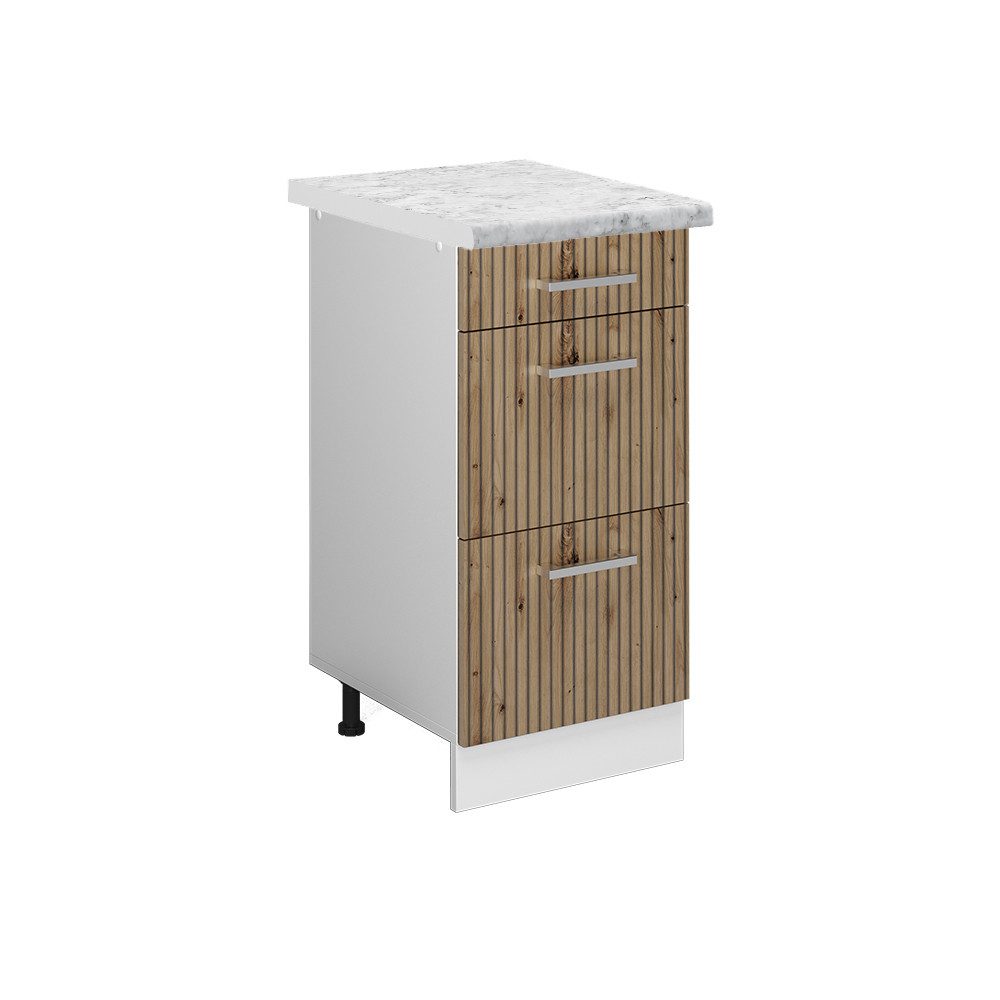 Vicco Unterschrank R-Line, Artisan-Eiche/Weiß, 40 cm günstig online kaufen