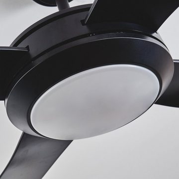 hofstein Tischturmventilator Deckenventilator aus Metall/Kunststoff in Schwarz/Weiß