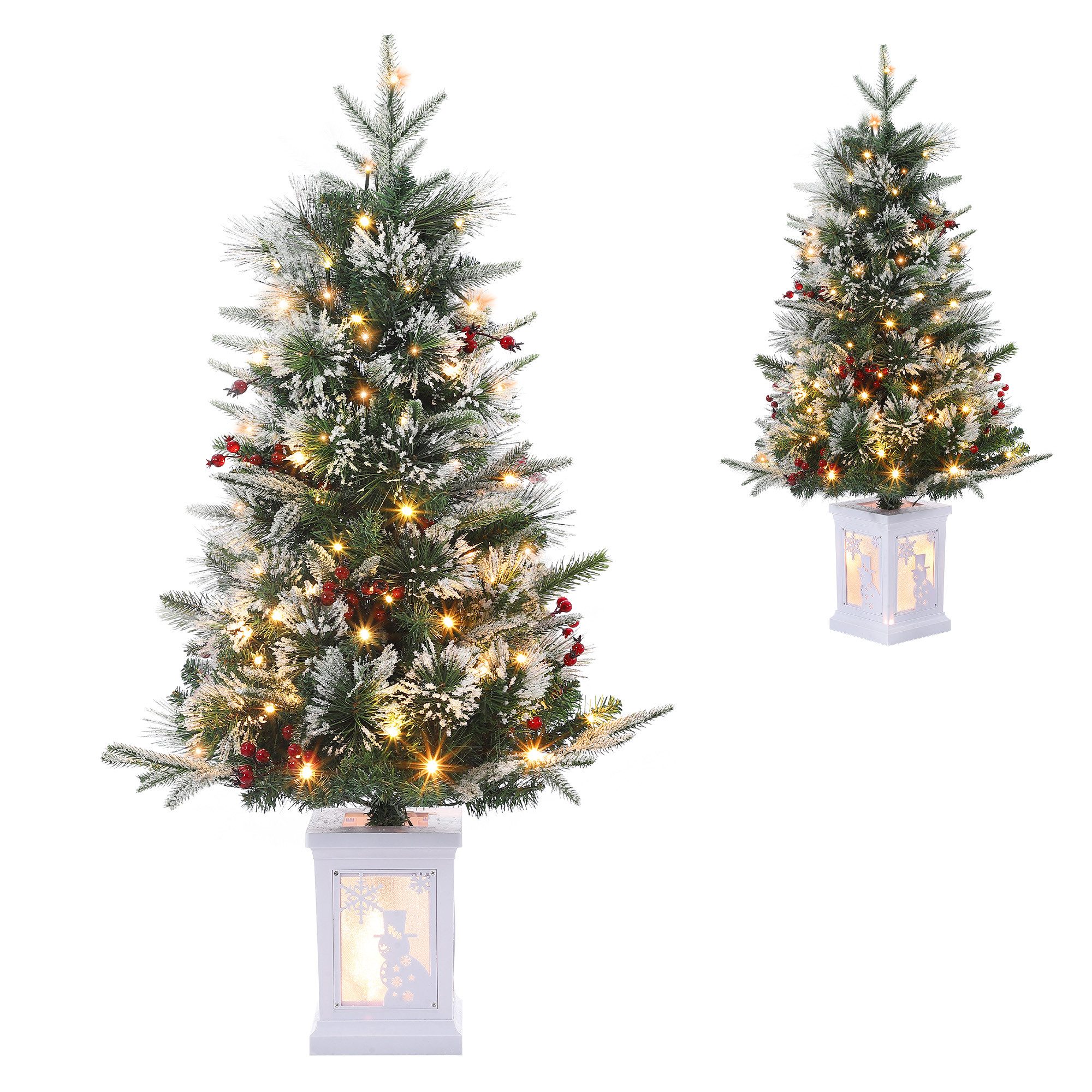 GarveeMore Künstlicher Weihnachtsbaum Künstlicher Weihnachtsbaum 90cm, Tannenbaum Weihnachtsdeko
