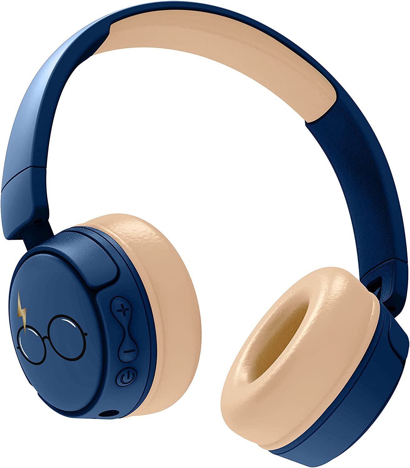 OTL Harry Potter Kinder-Kopfhörer Bluetooth-Kopfhörer (Bluetooth, Kabelgebunden und Wireless nutzbar, inkl. Aux-Splitter fürs Hören zu Zweit) | Kinderkopfhörer
