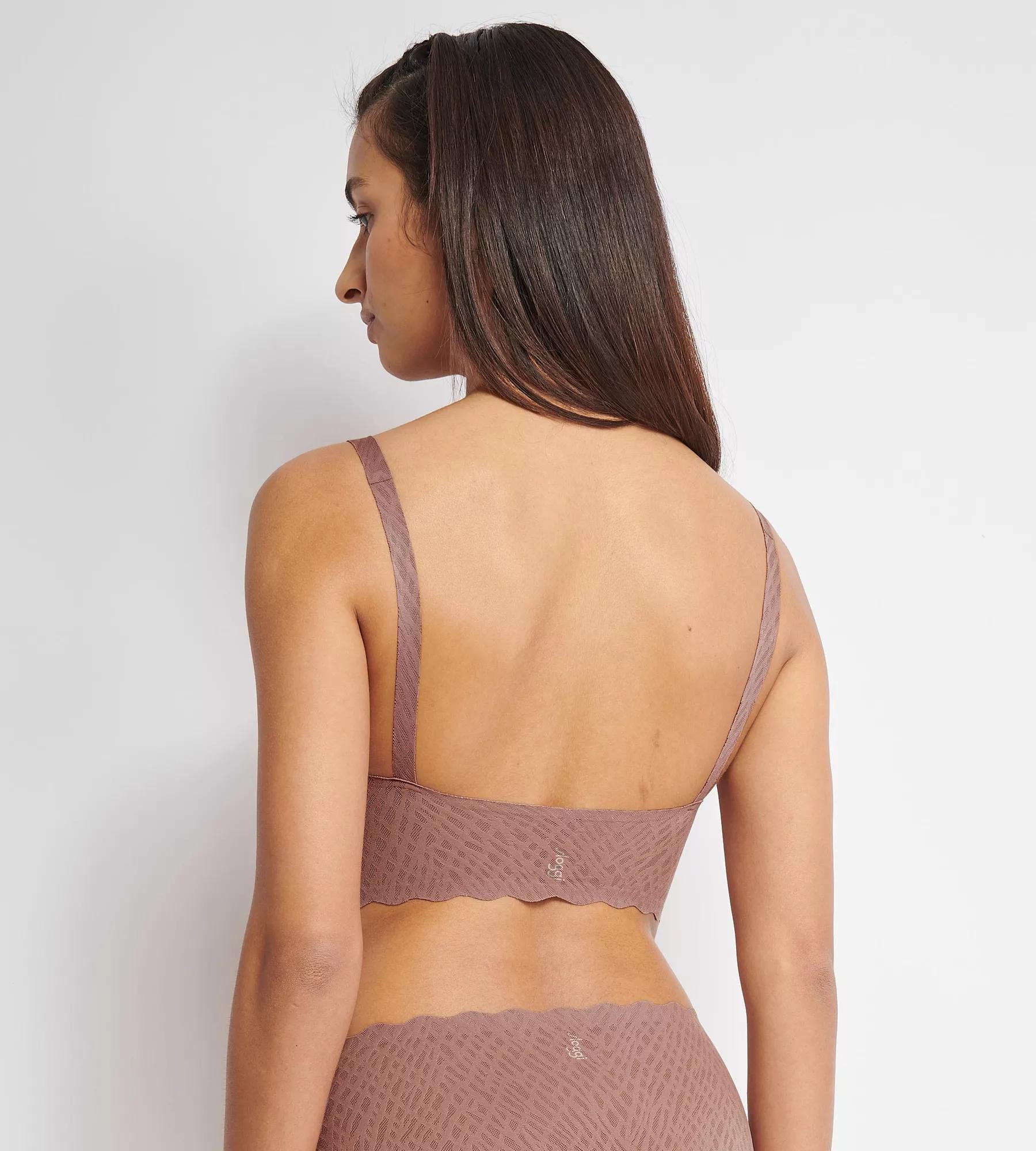 sloggi Bustier ZERO Feel Bliss mit herausnehmbaren, atmungsaktiven Pads und Stretch-Spitze