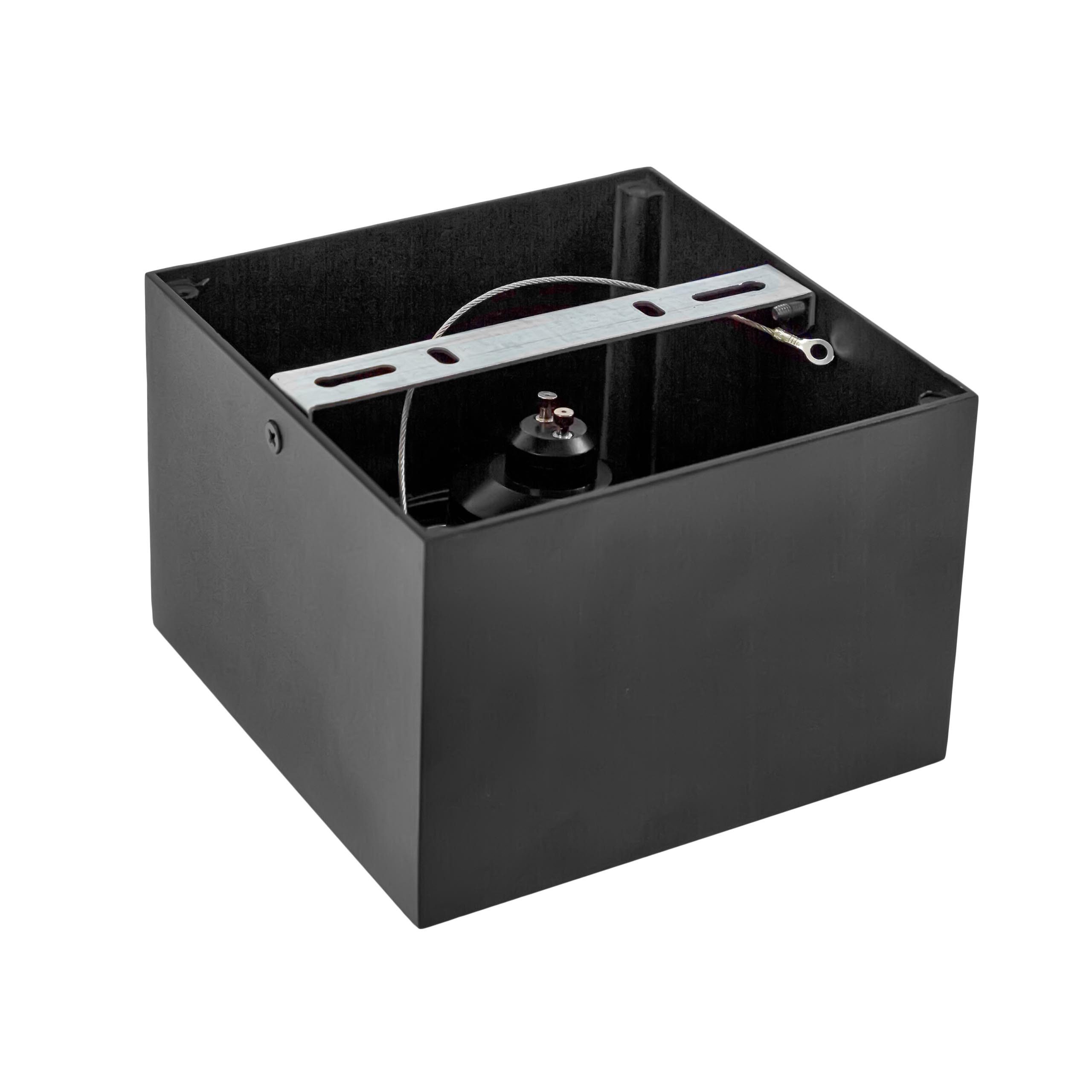 Spectrum Aufbauleuchte LED Chloe AR111 GU10 schwenkbar Deckenleuchte IP20 max. 50W eckig, Kein Leuchtmittel enthalten, Schwenkbar