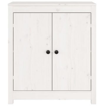furnicato Sideboard Weiß 70x35x80 cm Massivholz Kiefer