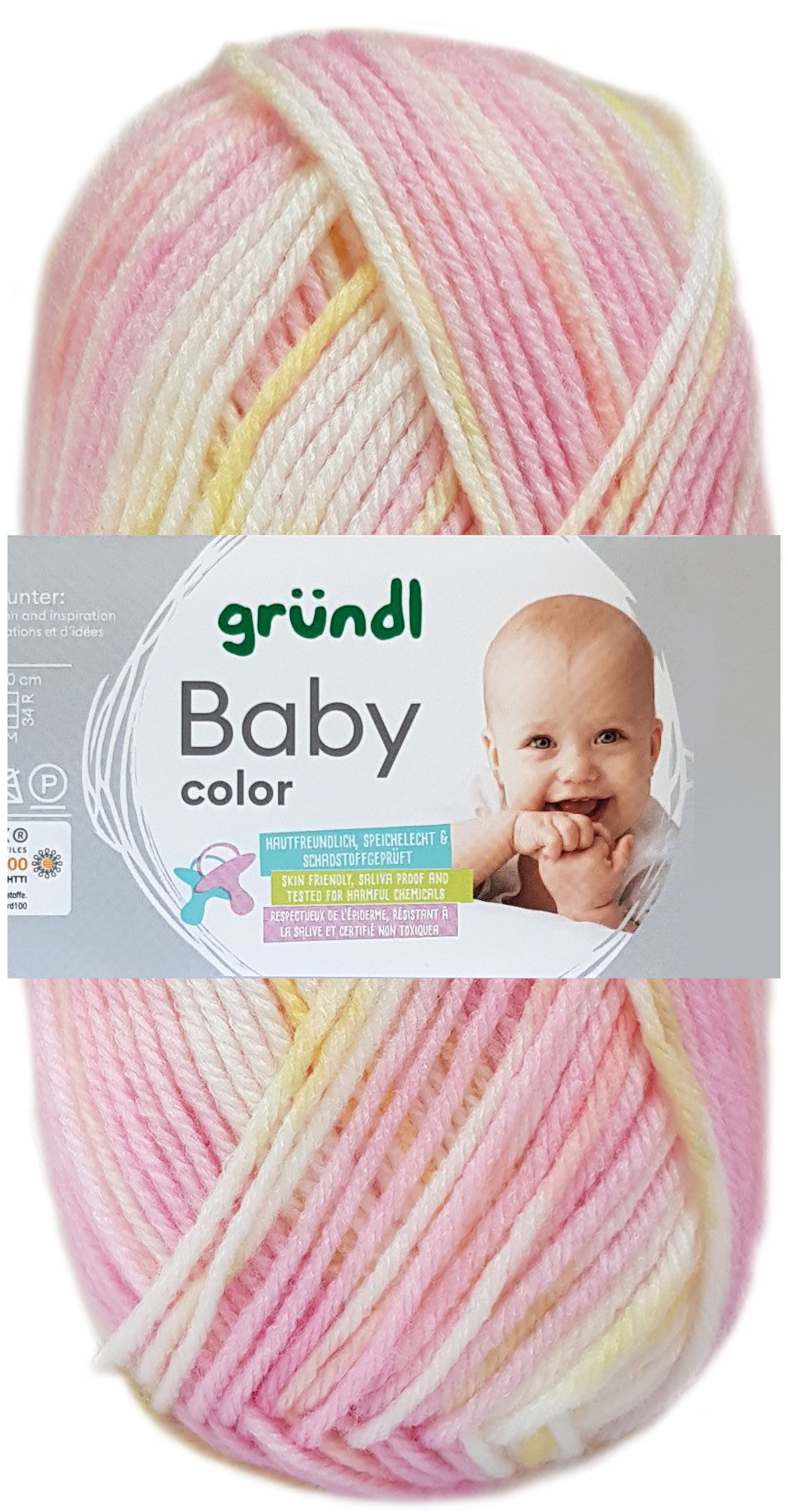 Gründl 50 Gramm Gründl Baby Color Bastelgarn
