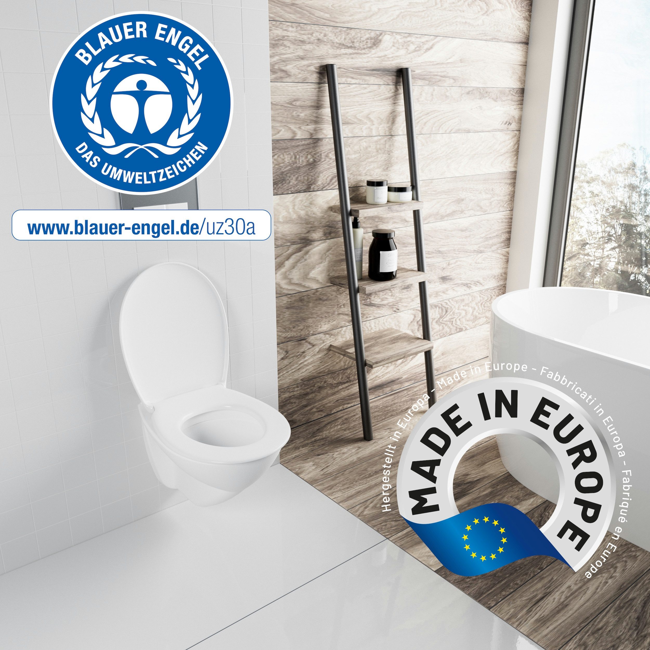 LUVETT WC-Sitz Öko aus 100% Recyclingmaterial günstig online kaufen