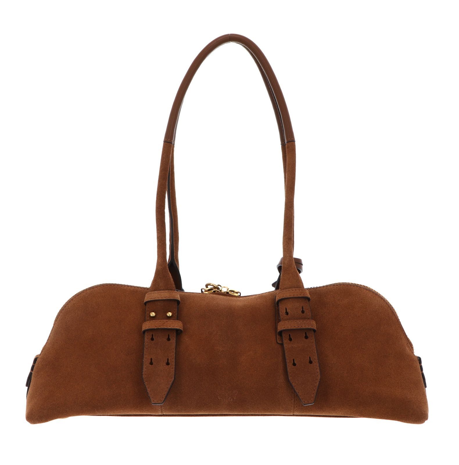 PINKO Handtasche Bowling Horizontal Big Suede +