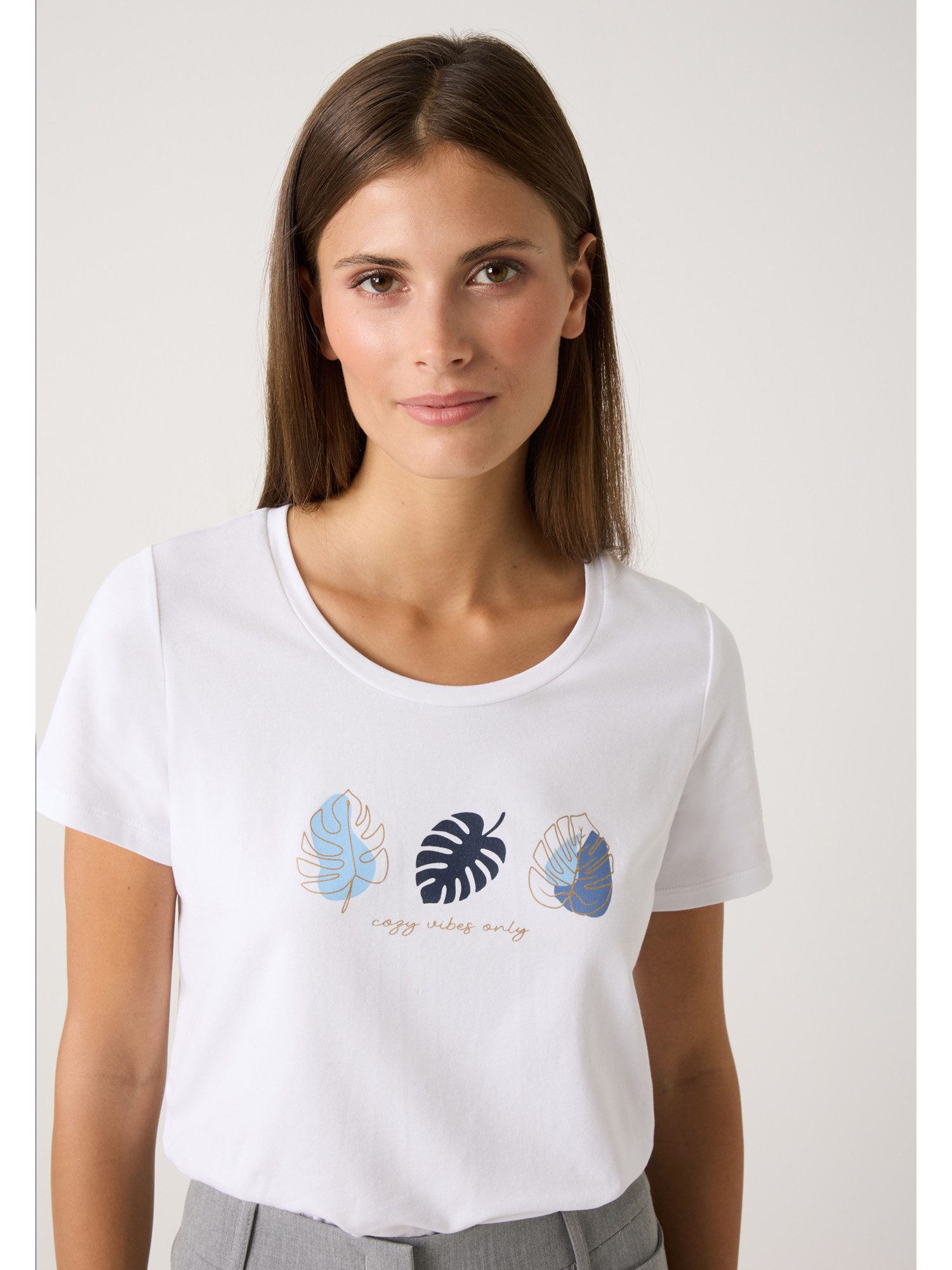 MORE&MORE Kurzarmshirt Baumwollstretchjersey-Kurzarmshirt günstig online kaufen