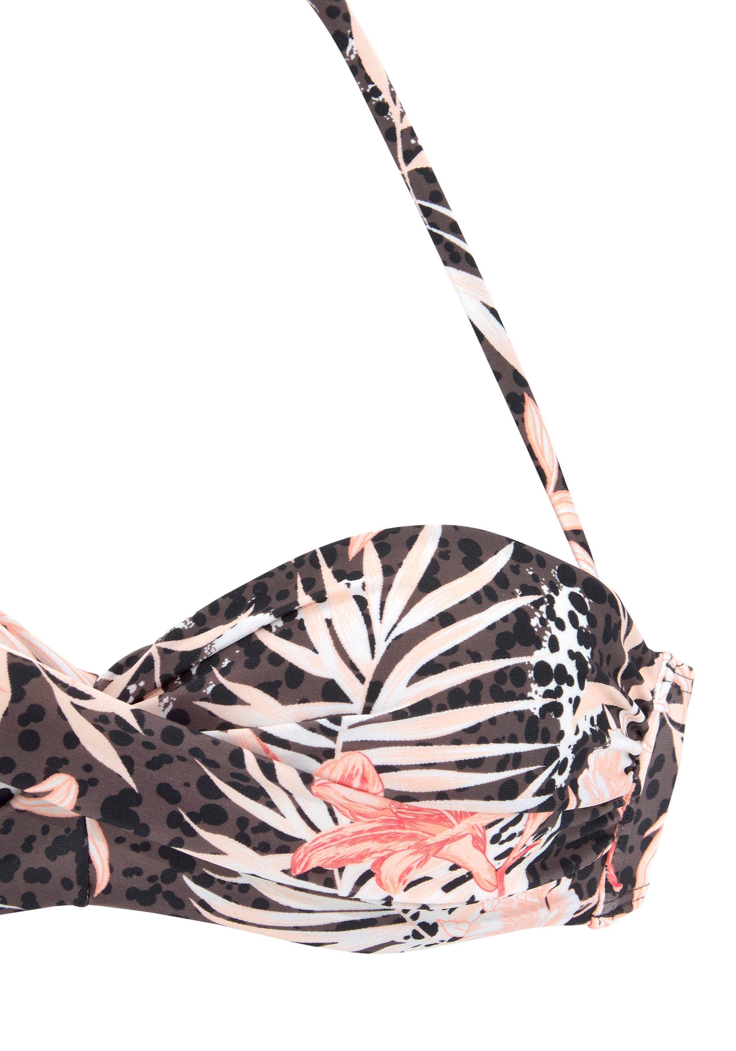 Buffalo Bügel-Bandeau-Bikini im Mustermix