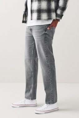 Next Straight-Jeans Authentische Straight Fit Stretch-Jeans (1-tlg)