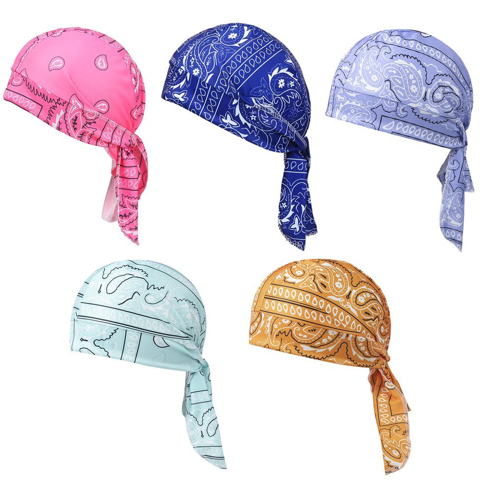 Zaewry Kopftuch 5 Stück Frauen Chemo Hut Turban Beanie, vorgebundene Headwraps, (5-St)