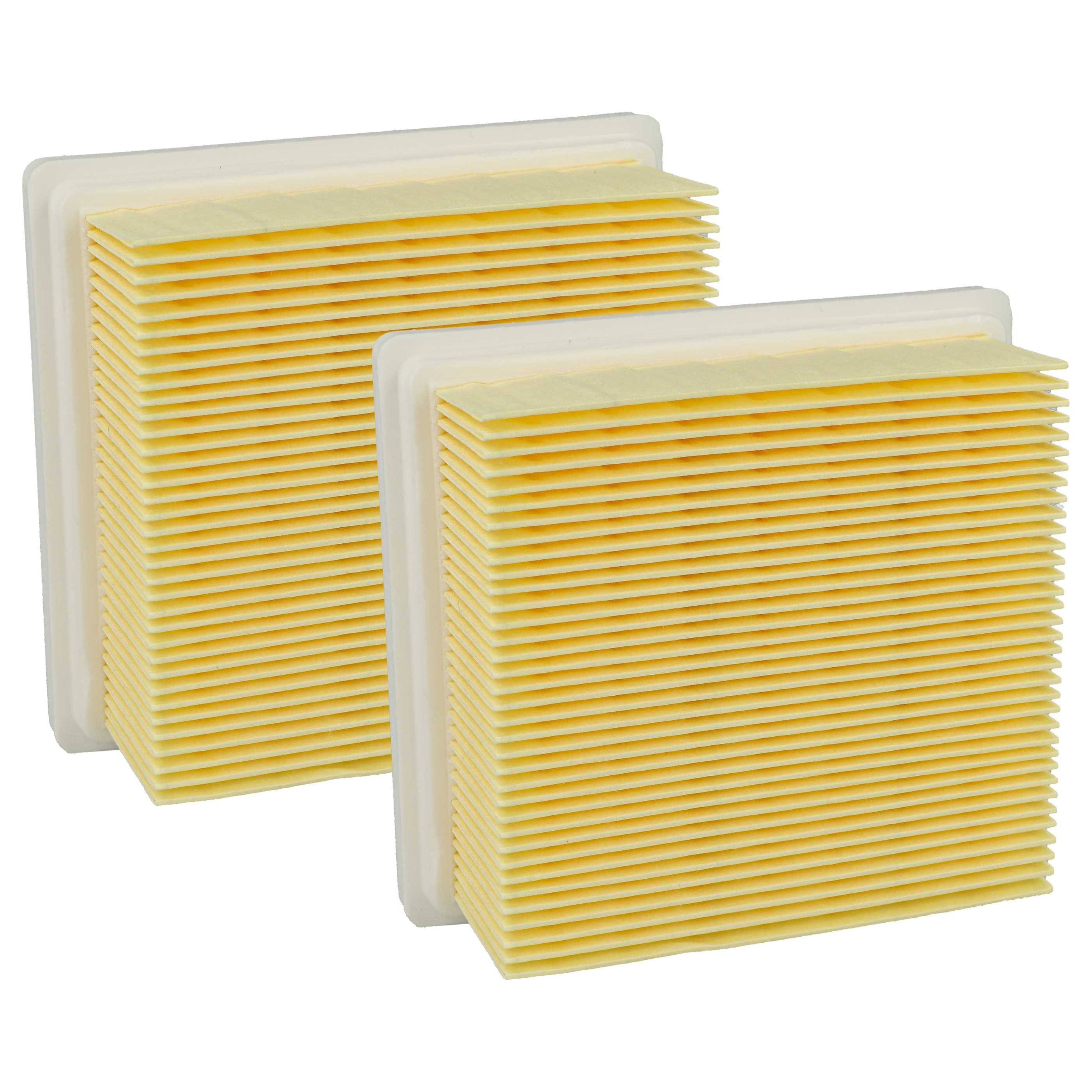 vhbw Flachfaltenfilter Ersatz für Starmix FF 3000, WS, 459608 für Staubsauger, Nass- und, für Aschesauger