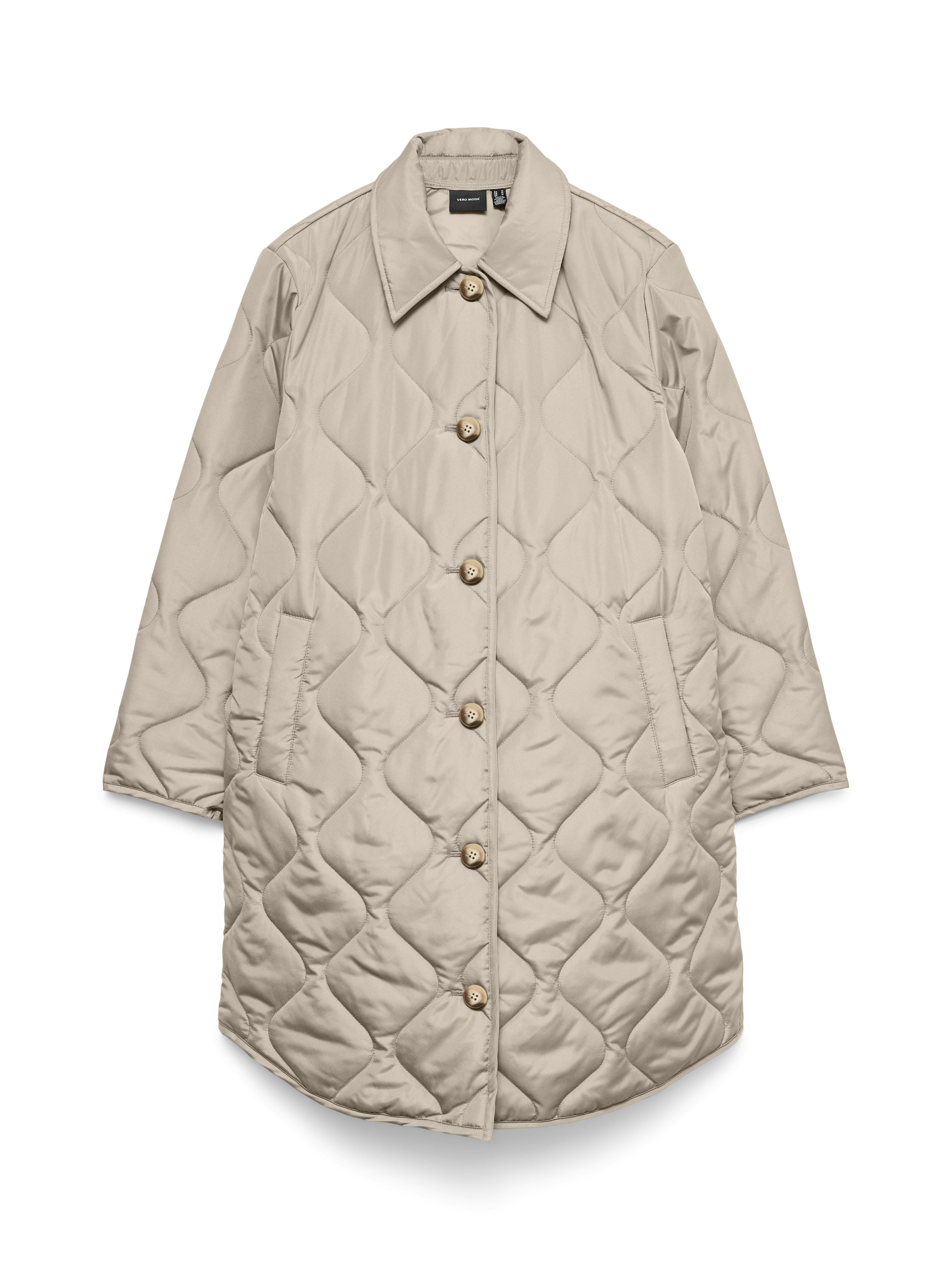 Vero Moda Steppmantel VMMILLIE COAT NOOS mit Knopfleiste günstig online kaufen