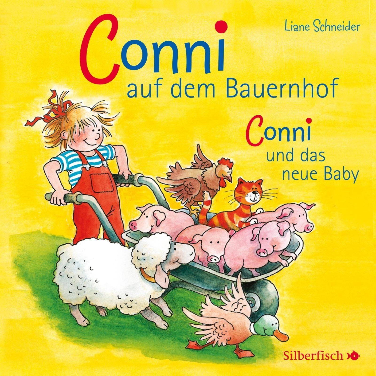 Silberfisch Verlag Hörspiel-CD Conni auf dem Bauernhof / Conni und das neue Baby (Meine Freundin C...