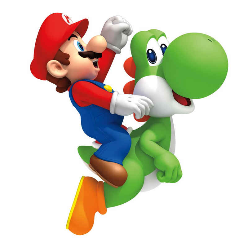 RoomMates Wandsticker NINTENDO Yoshi & Super Mario