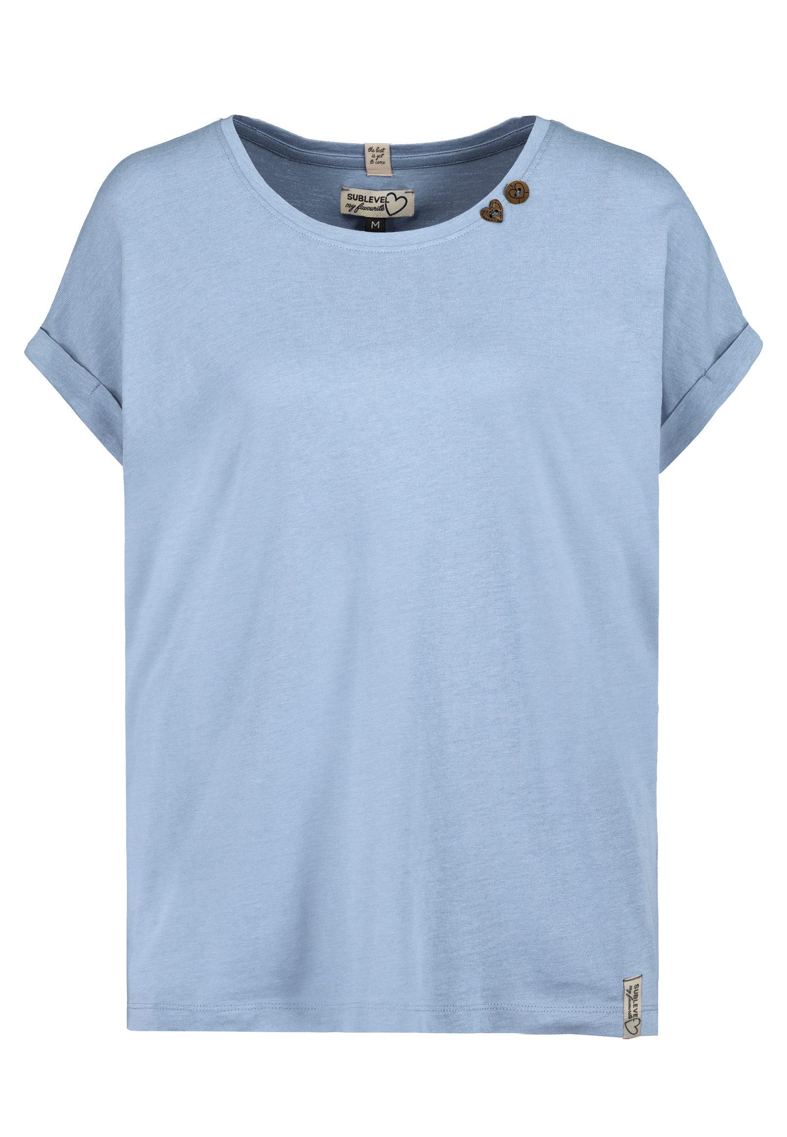 SUBLEVEL Kurzarmshirt Eight2nine Damen T-Shirt kurz günstig online kaufen