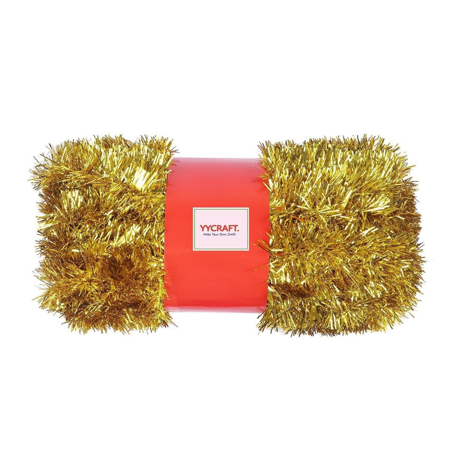 LuxusKollektion Girlanden Weihnachts Girlande 12,7m Gold