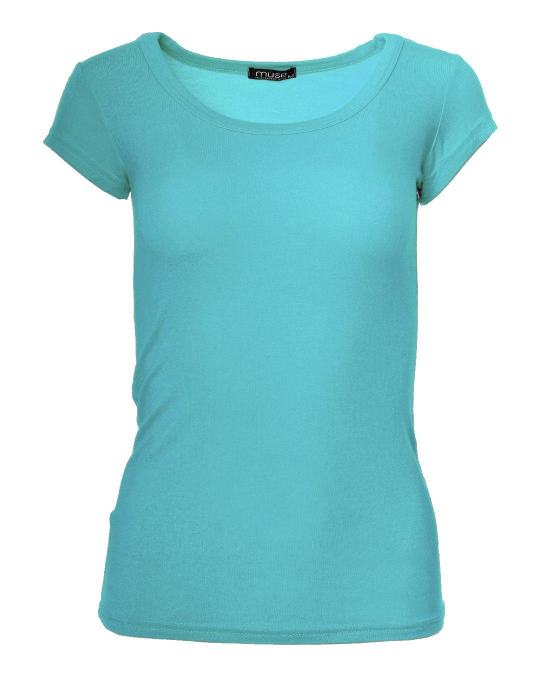 Muse T-Shirt Basic Kurzarm T-Shirt Skinny günstig online kaufen