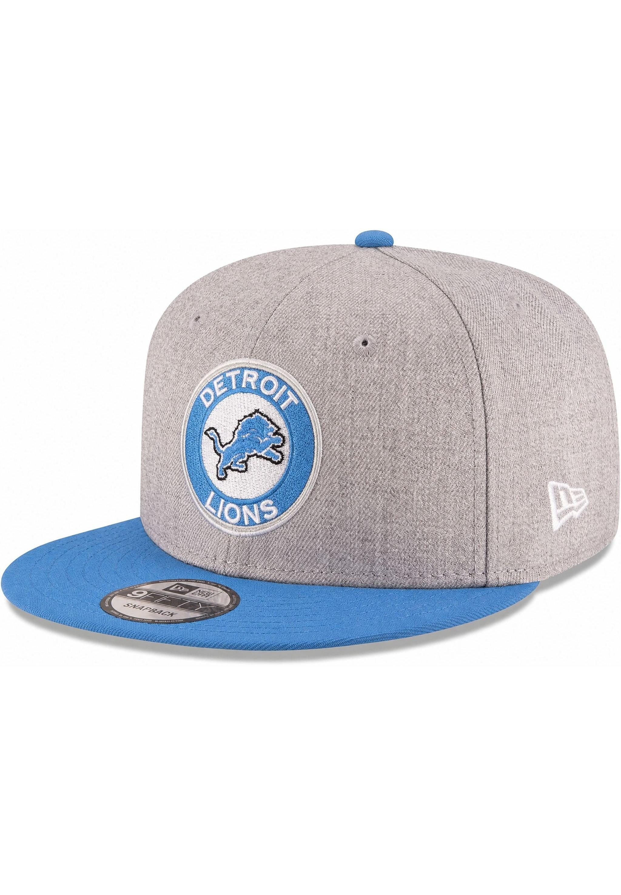 New Era Snapback Cap Detroit Lions New Era NFL Heather 9Fifty Snapback Cap Grau Blau (1-St)