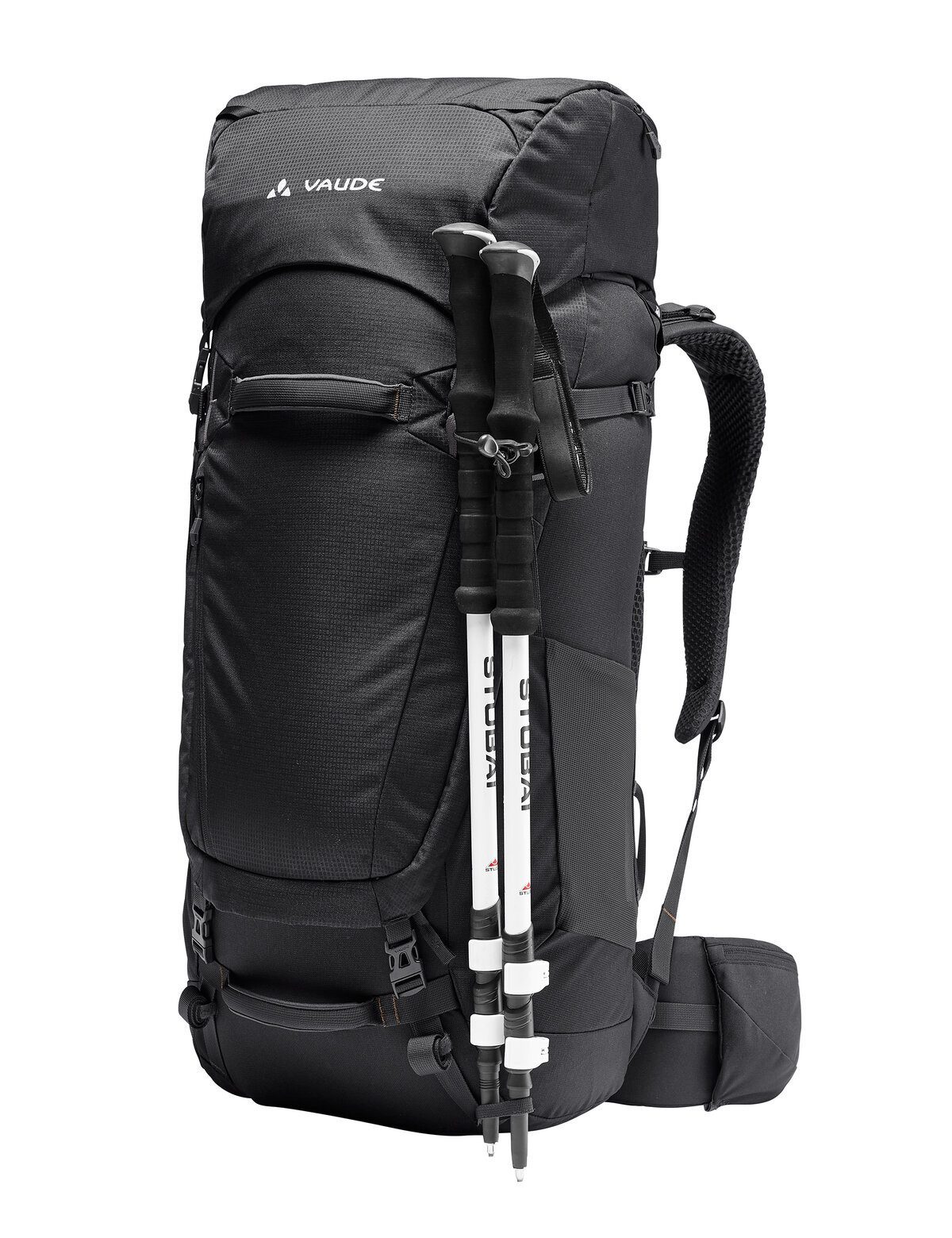 VAUDE Trekkingrucksack Astrum EVO 60+10, Rucksack für Backpacking, Reisen und Trekking, 60+10 Liter