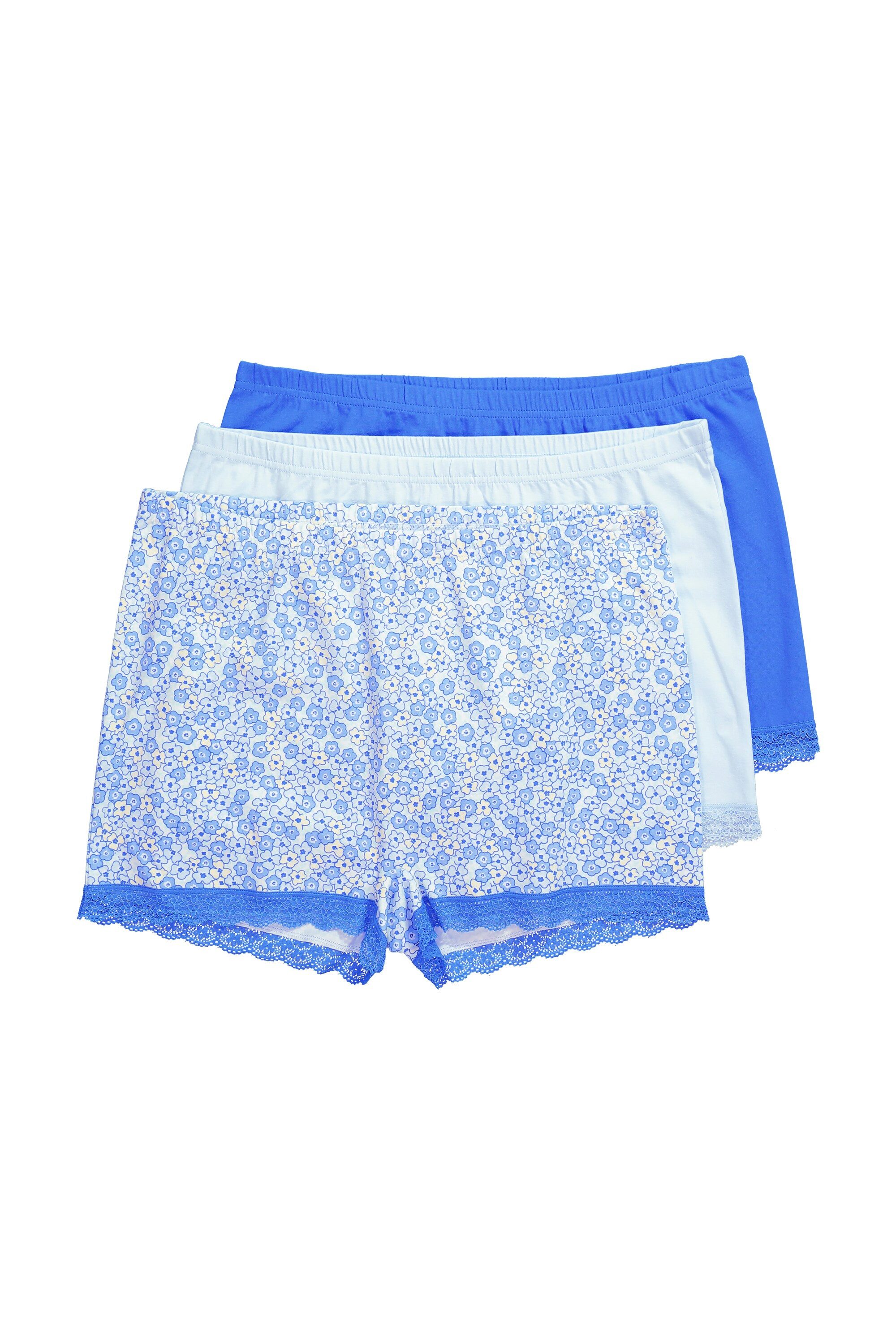 Ulla Popken Panty Pantys 3er-Pack Spitzensaum