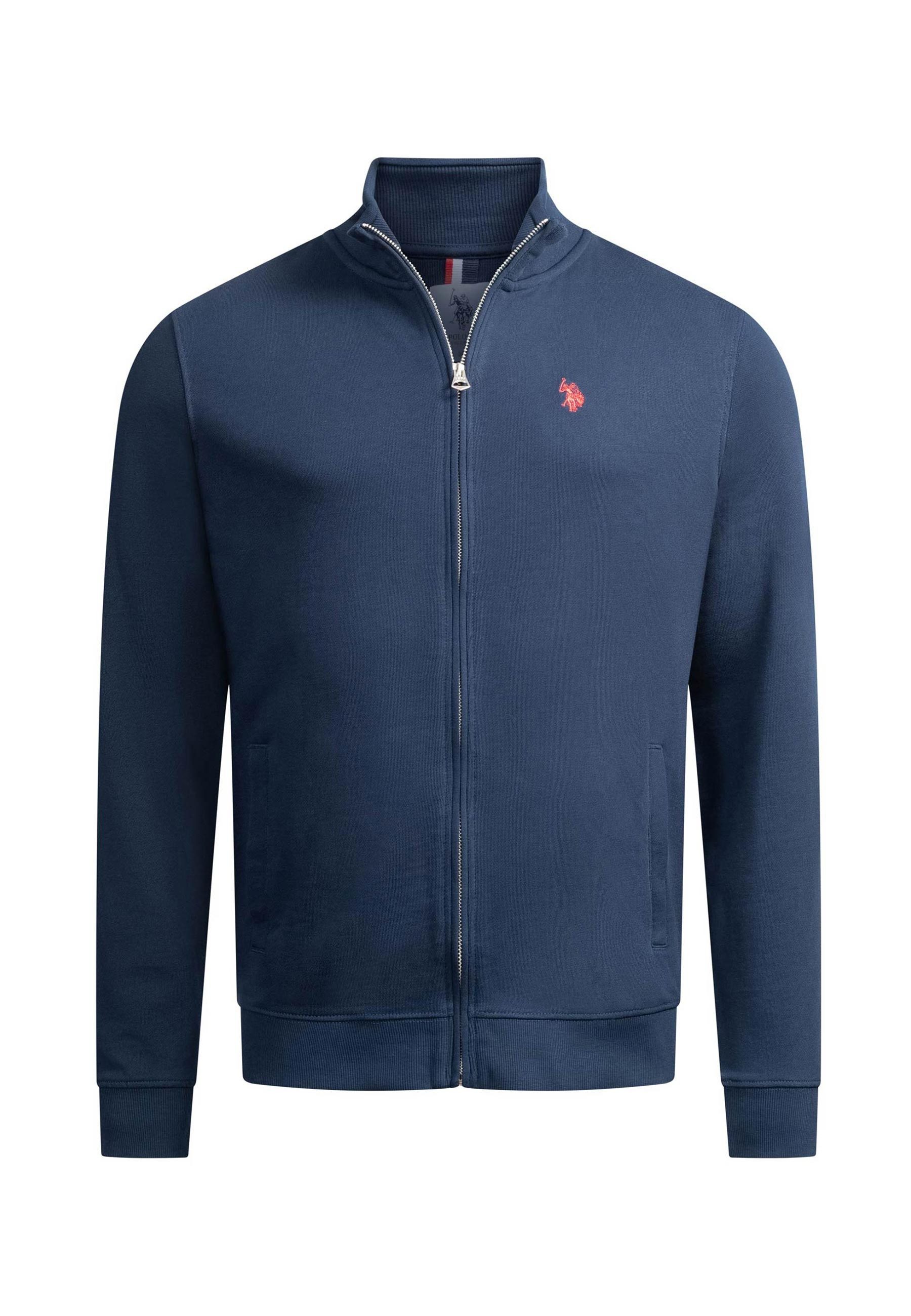 U.S. Polo Assn. Sweatjacke Stehkragenpullover USKiian – Herren Full-Zip Pullover Aus 100 % Baumwolle – weich und formstabil – Bild 5 von 5