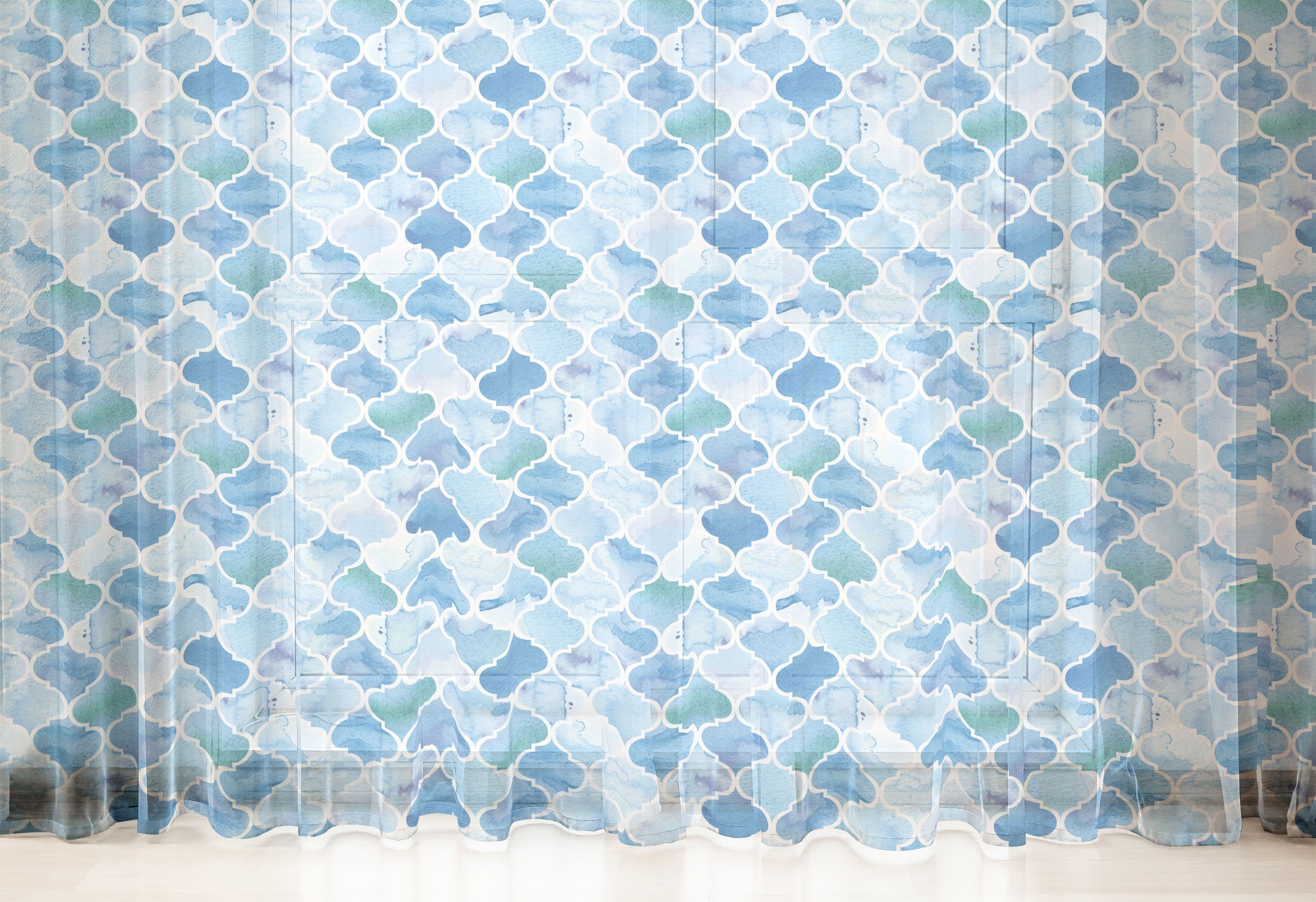 Mosaik-Muster Party 2 Abakuhaus, Panels, für marokkanisch Gardine schiere Hochzeit Drapierung