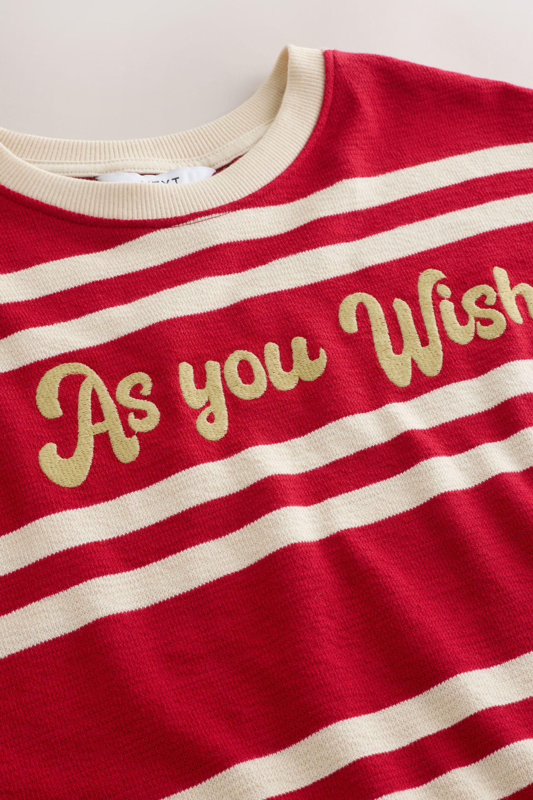 Next Sweater Gestreiftes Sweatshirt mit Grafik (1-tlg) günstig online kaufen
