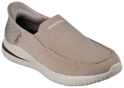 Skechers DELSON 3.0- Slip-On Sneaker Freizeitschuh mit Slip Ins-Fersenpart für einen leichten Einstieg