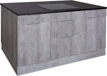 OPTIFIT Kücheninsel Tara, mit Vollauszügen und Soft-Close-Funktion, Stellbreite 160 x 95 cm