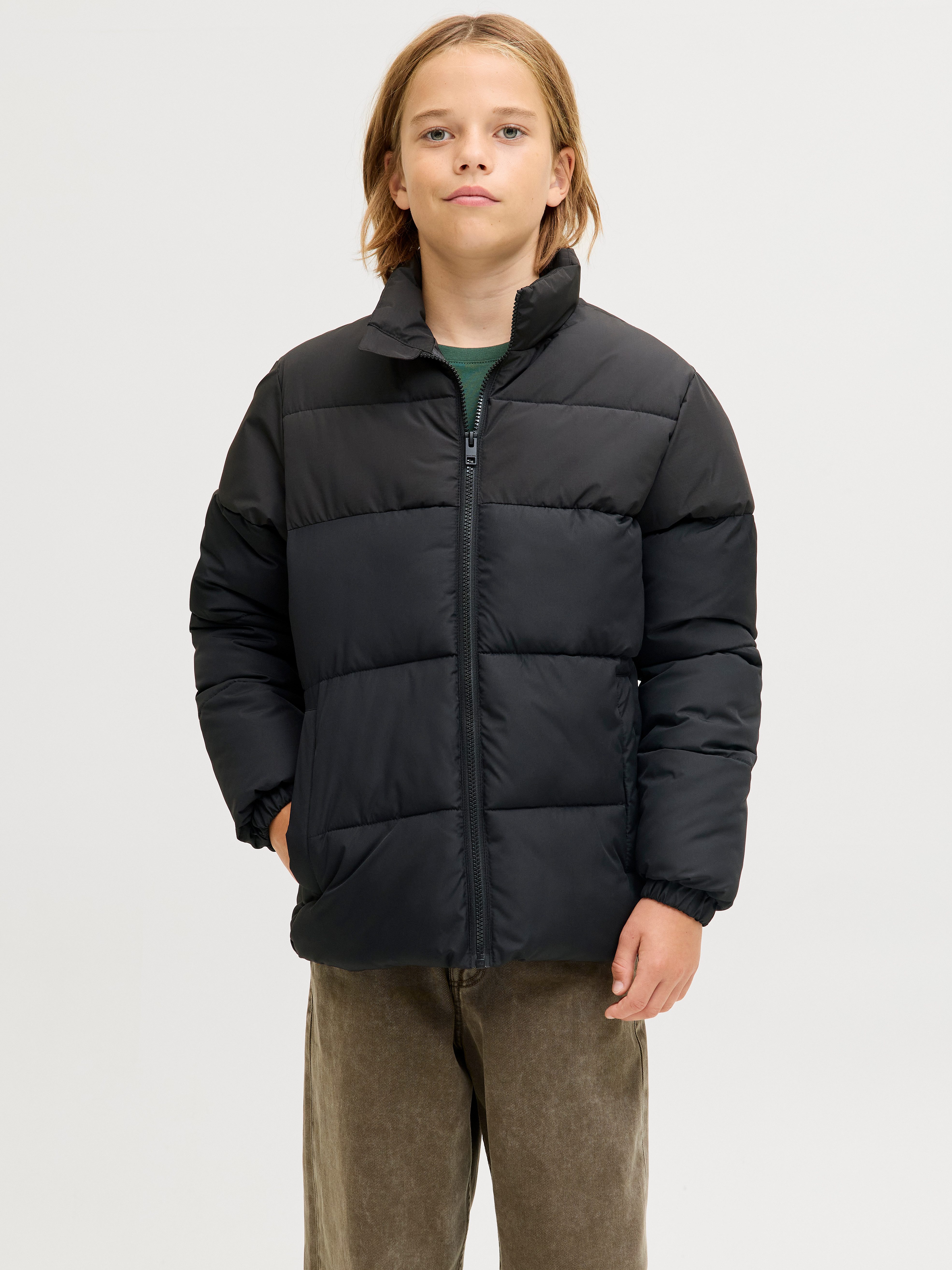 Jack & Jones Junior Steppjacke JJMAZE PUFFER COLLAR JNR