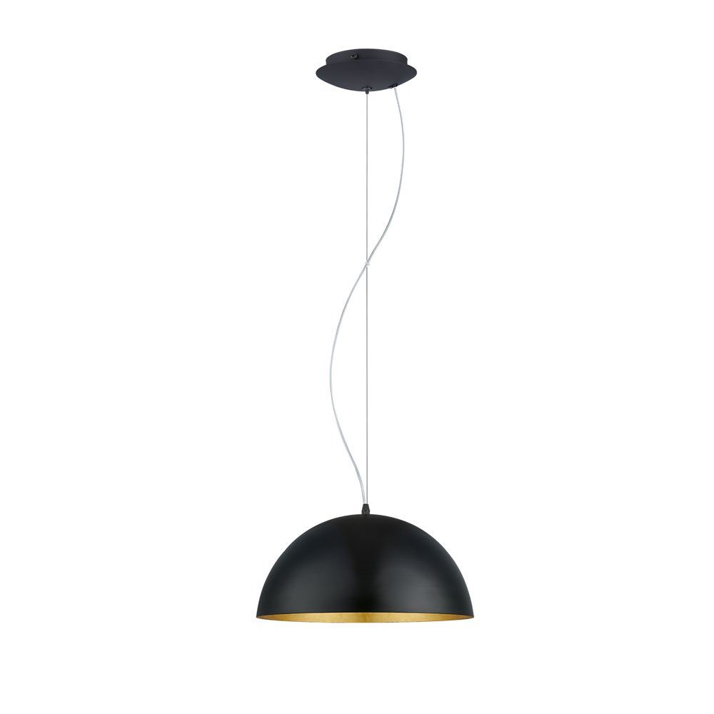 Licht-Trend Pendelleuchte Hängeleuchte Halo Ø 38cm Schwarz, Gold
