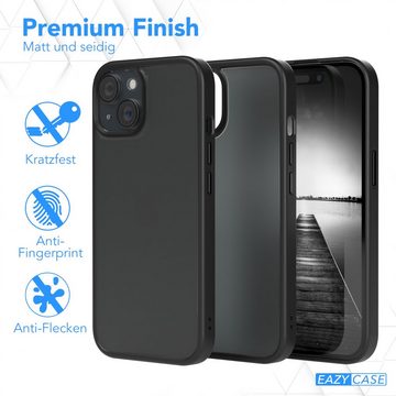 EAZY CASE Handyhülle Outdoor Case für Apple iPhone 15 6,1 Zoll, Hülle Outdoor kratzfest Schutzhülle mit Kameraschutz Robust Schwarz