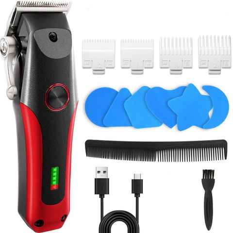 MCURO Haar- und Bartschneider Haarschneidemaschine Profi, Herren Haarschneider, Haartrimmer 14pcs Set USB-C Schnurlos LCD Anzeige