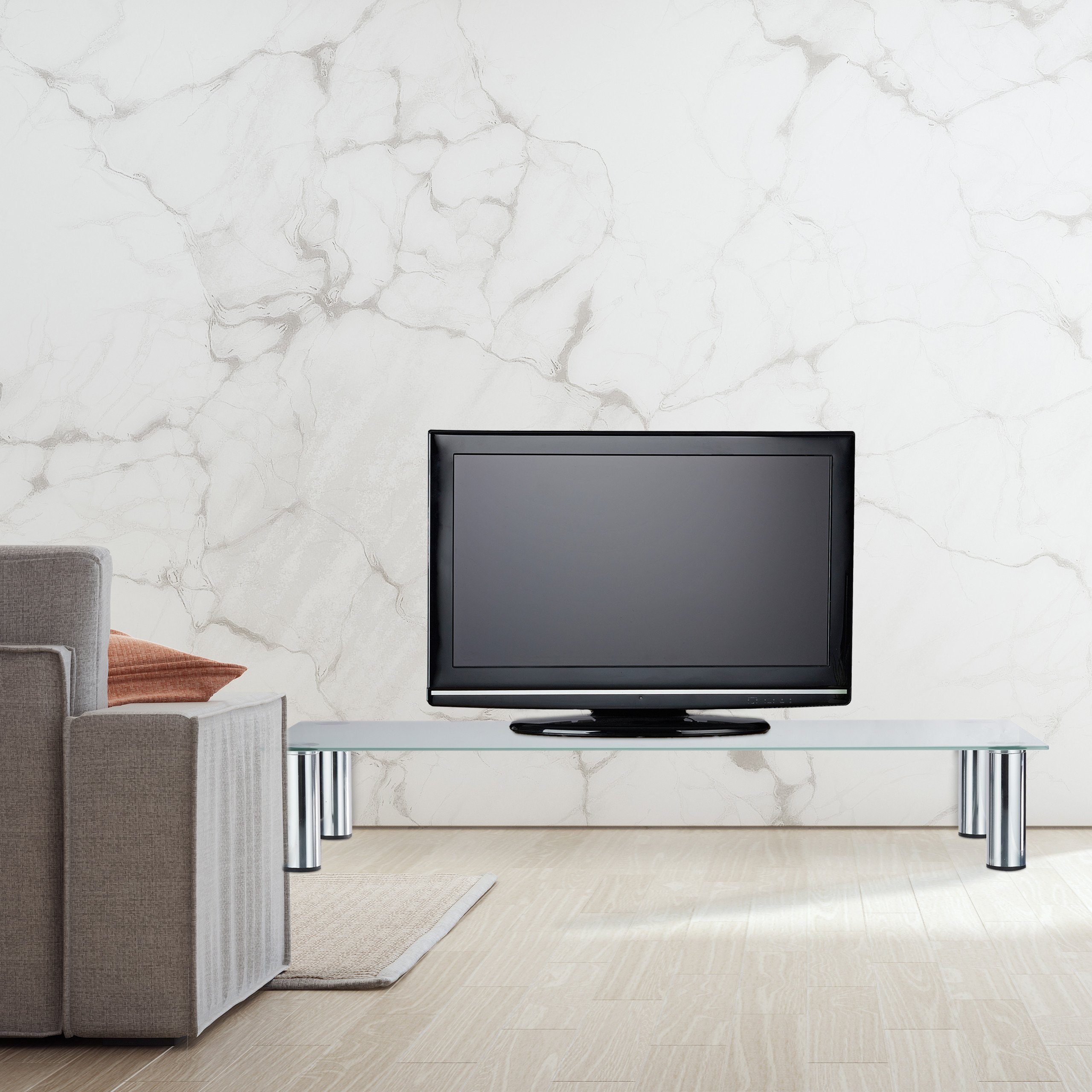 relaxdays TV-Regal TV-Tisch Glas günstig online kaufen