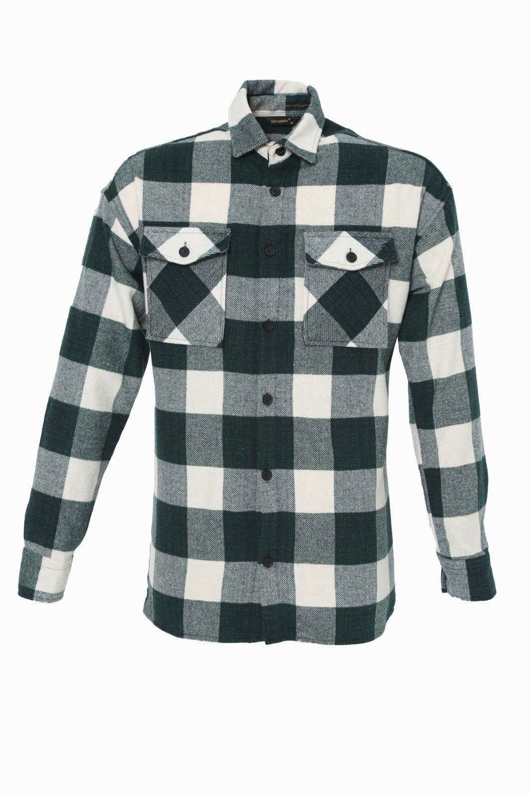 Flanellhemd Flanellhemd H-265 Flanellhemd Kariert Hemd Holzfällerhemd